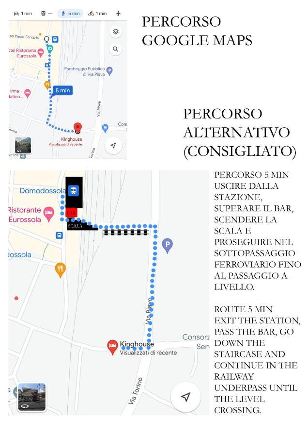 Kinghouse Apartment Domodossola Exterior foto